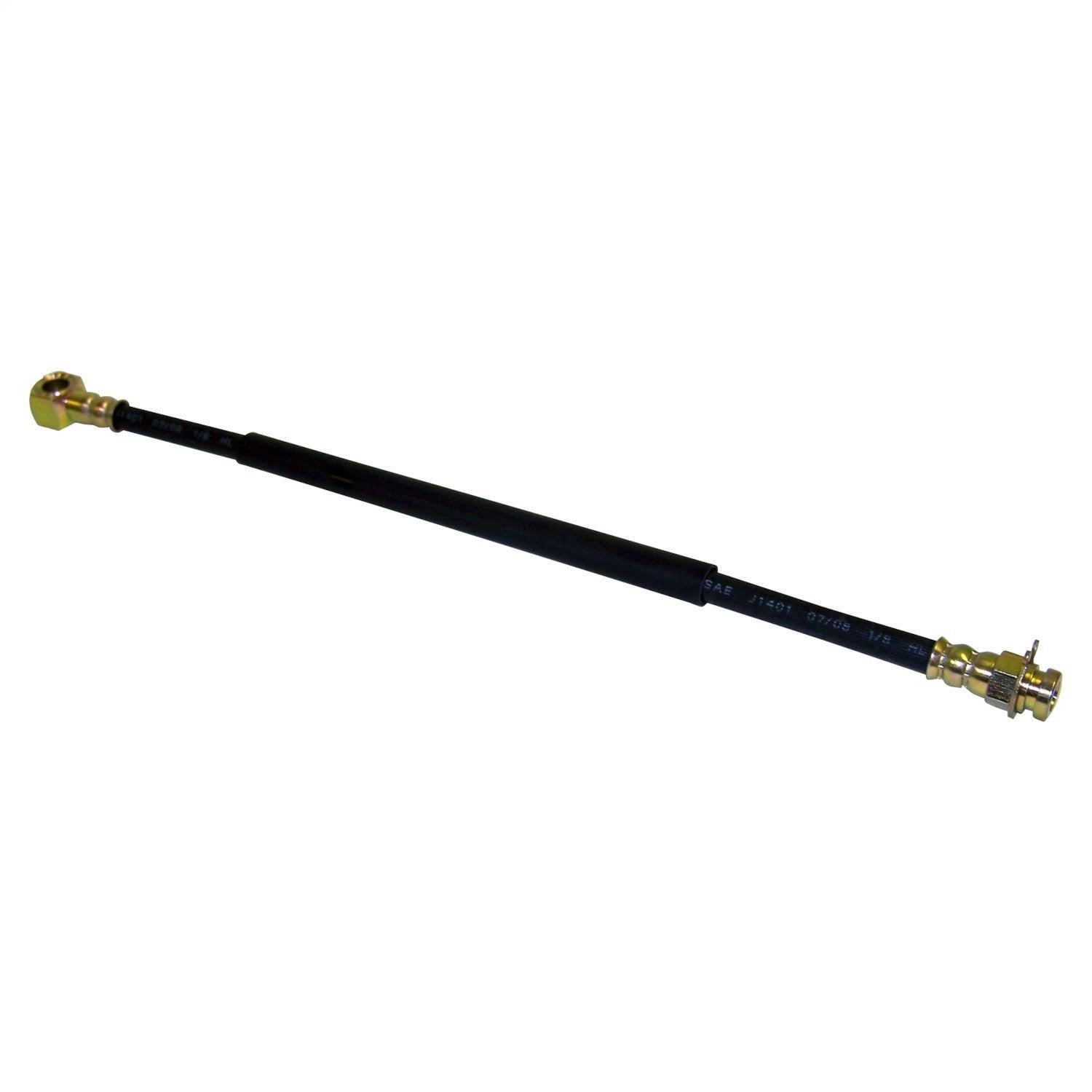 Crown Automotive Jeep Replacement J5359037 Brake Hose; Front; To Caliper; Square End; Crown Automotive Jeep Replacement J5359037