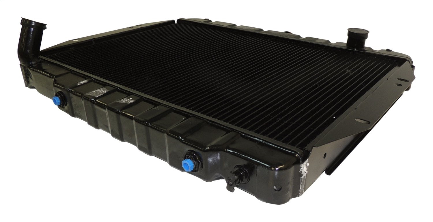 Crown Automotive Jeep Replacement J5361574 Radiator; 15 5/8 in. x 24 1/4 in. Core Size; 3 Row; Cap In Center; Crown Automotive Jeep Replacement J5361574