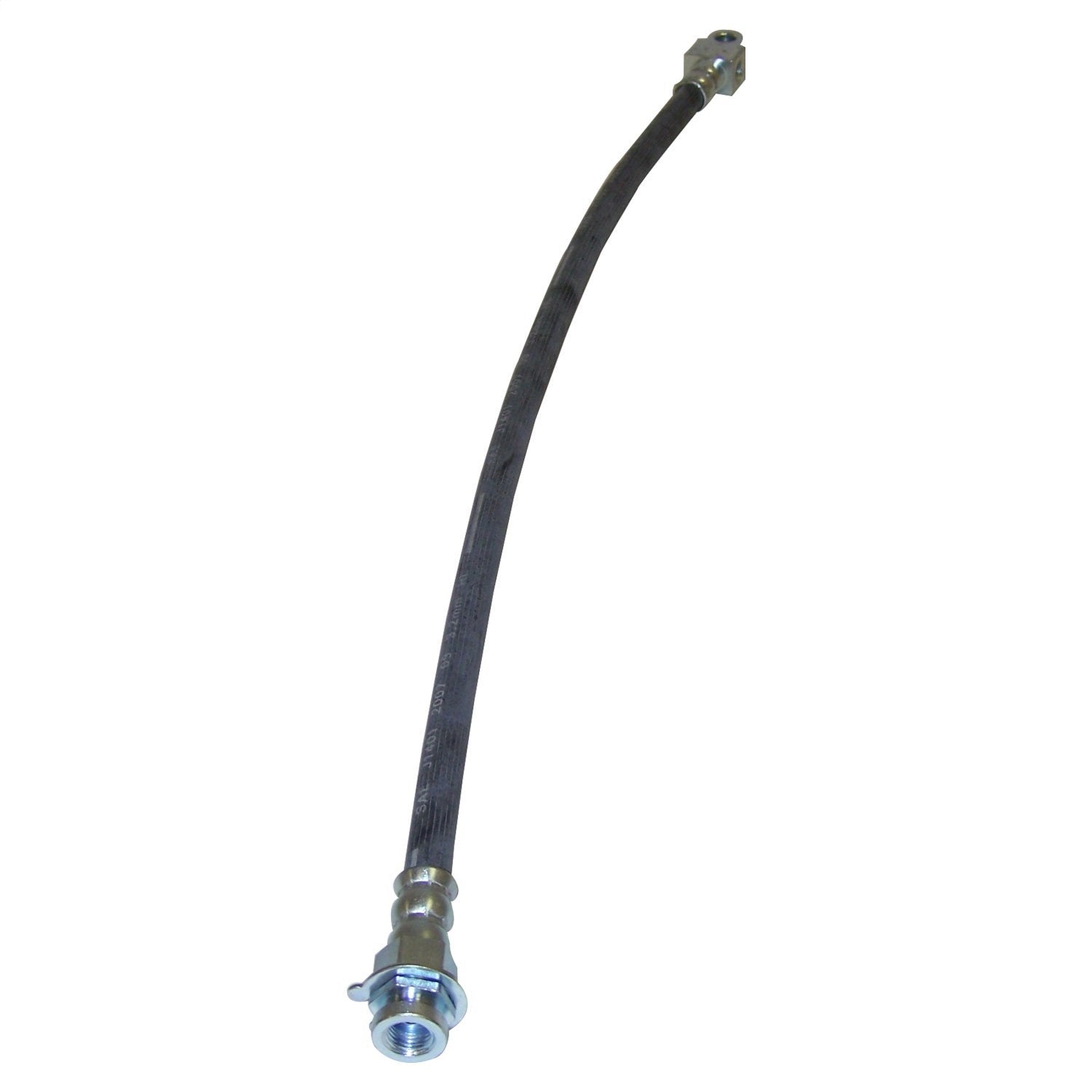 Crown Automotive Jeep Replacement J5362842 Brake Hose; Rear; At Rear Axle; 18.75 in. Length; Crown Automotive Jeep Replacement J5362842