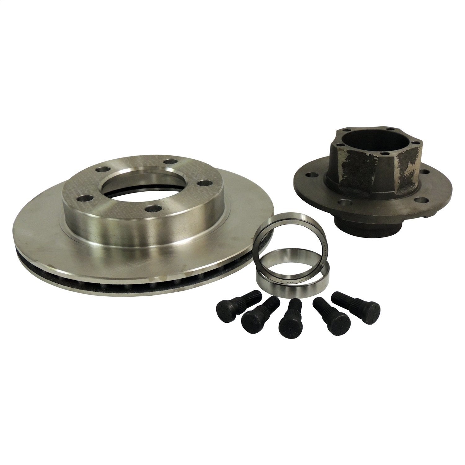 Crown Automotive Jeep Replacement J5363421 Hub And Rotor Assembly; Front; w/5 Bolt Flange Mount; 7/8 in. Thick Rotor; Crown Automotive Jeep Replacement J5363421