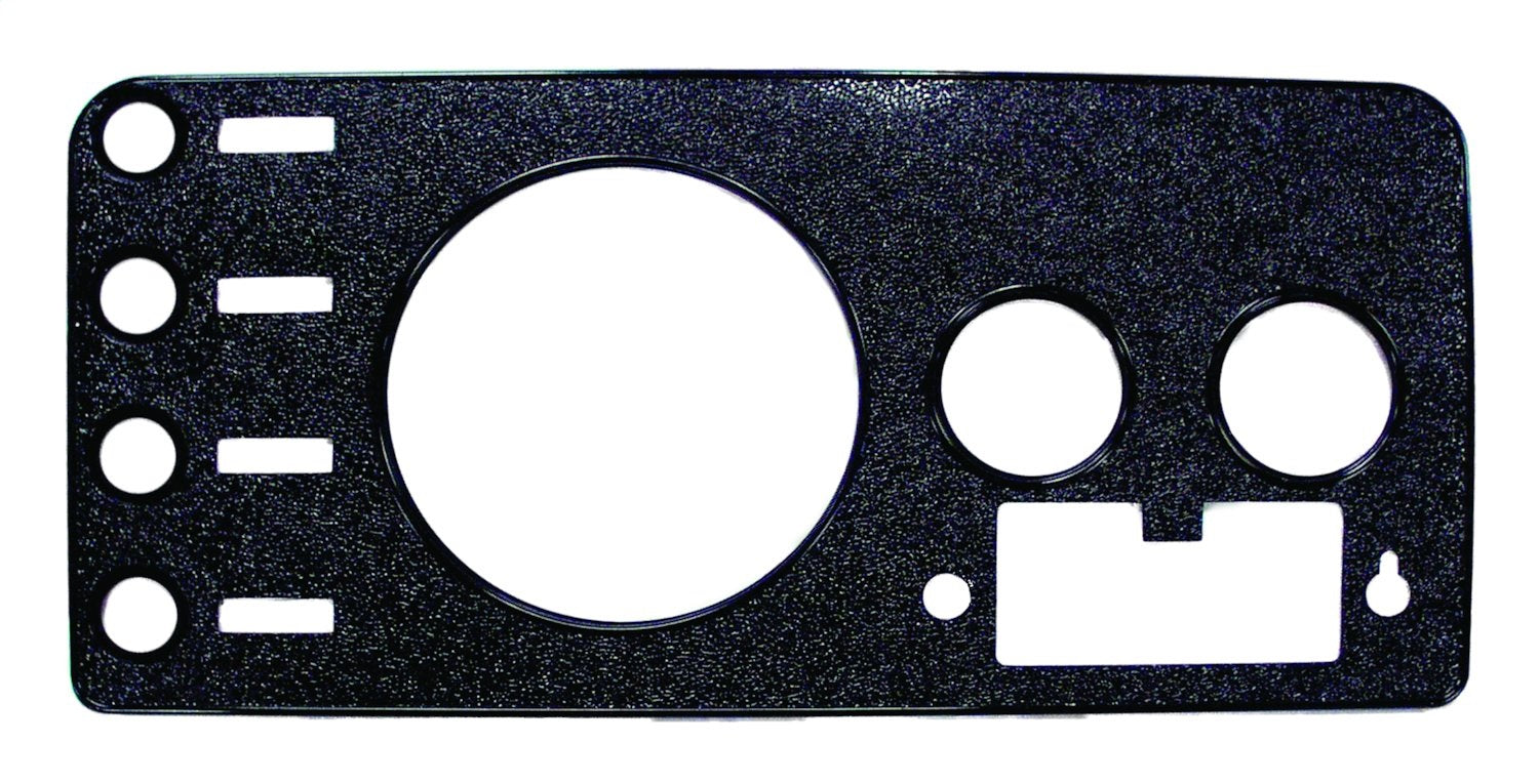 Crown Automotive Jeep Replacement J5457117 Dash Overlay Panel; Center; Black; Crown Automotive Jeep Replacement J5457117