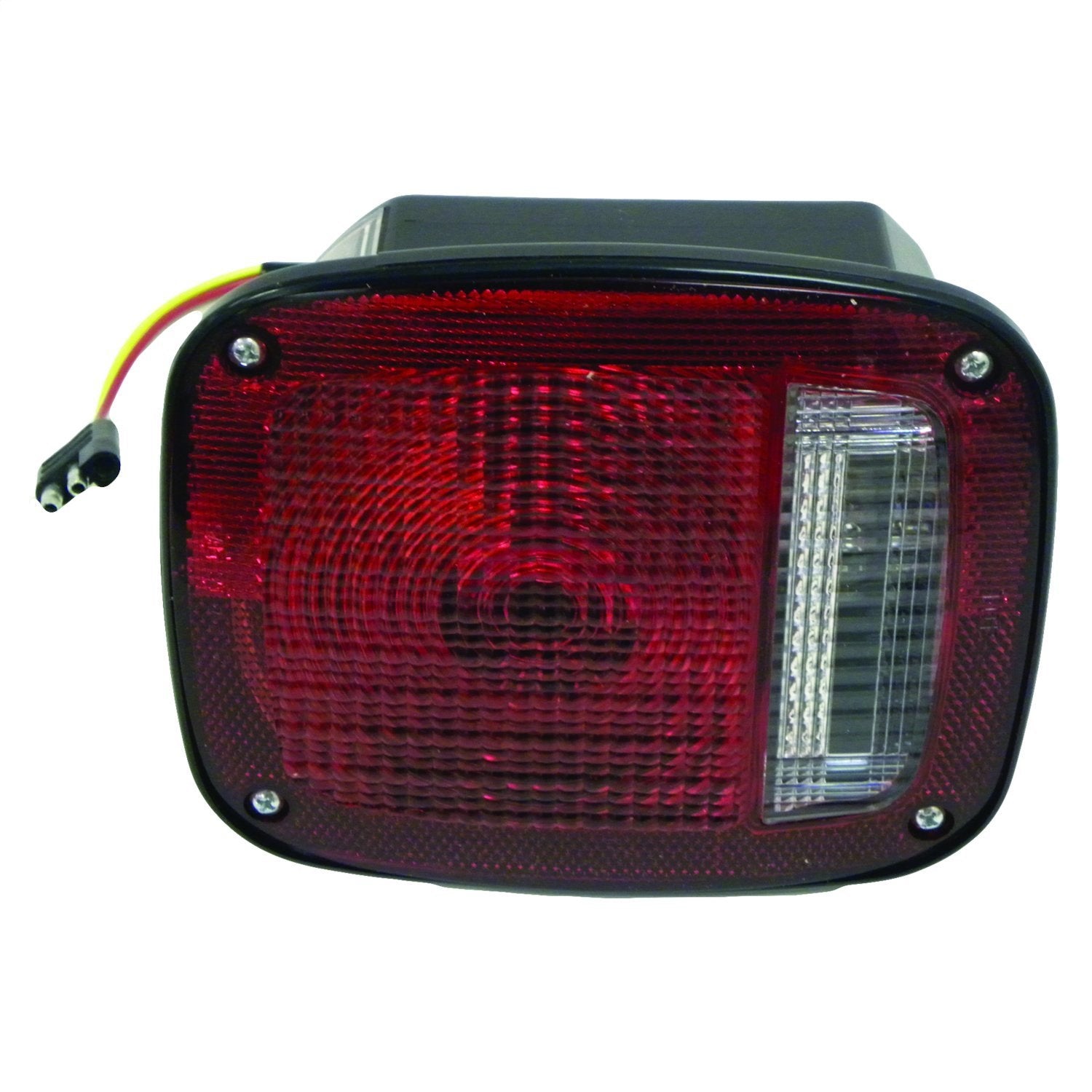 Crown Automotive Jeep Replacement J5457197 Tail Light Assembly; Left; Black; Crown Automotive Jeep Replacement J5457197