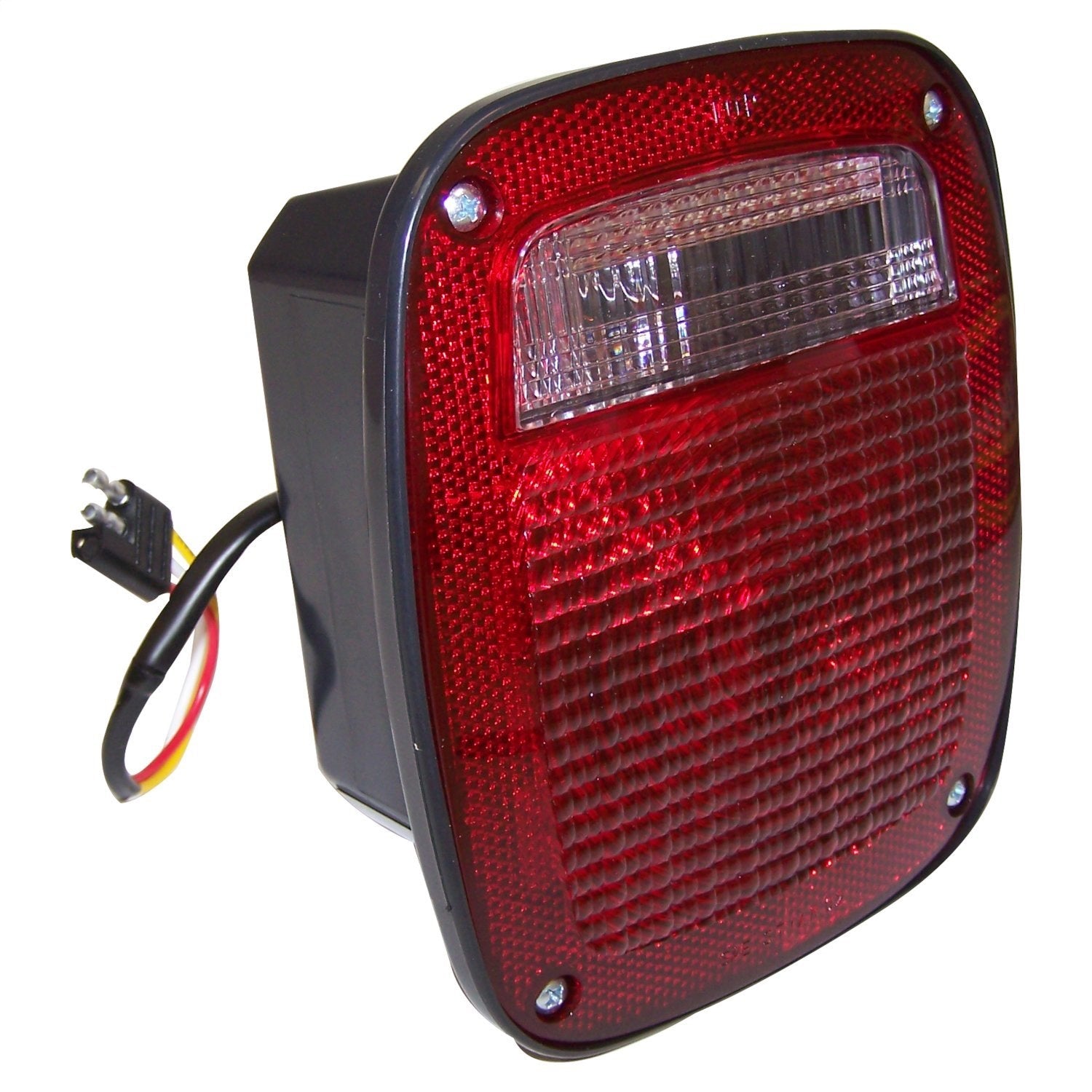 Crown Automotive Jeep Replacement J5457198 Tail Light Assembly; Right; Black; Crown Automotive Jeep Replacement J5457198