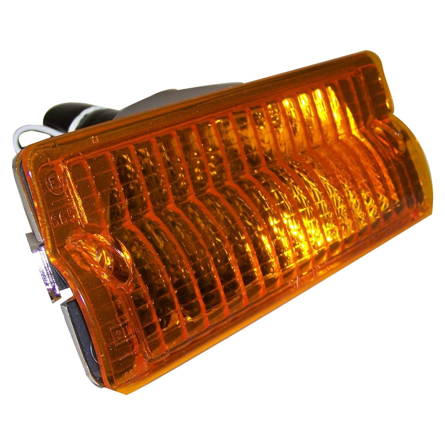 Crown Automotive Jeep Replacement J5460107 Parking Light; Left; Amber; Crown Automotive Jeep Replacement J5460107