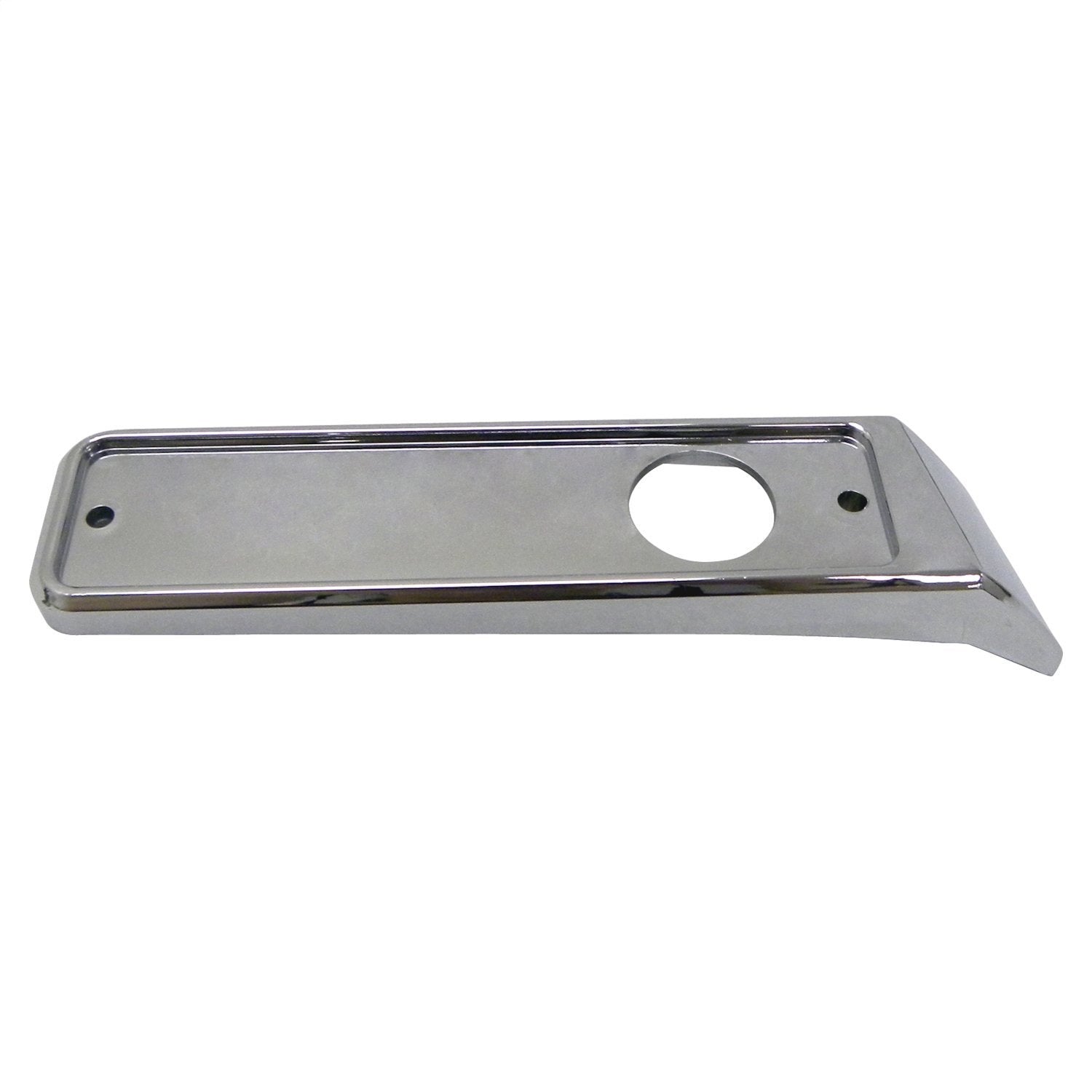 Crown Automotive Jeep Replacement J5465791 Side Marker Lamp Base; Front; Left; Chrome; Crown Automotive Jeep Replacement J5465791