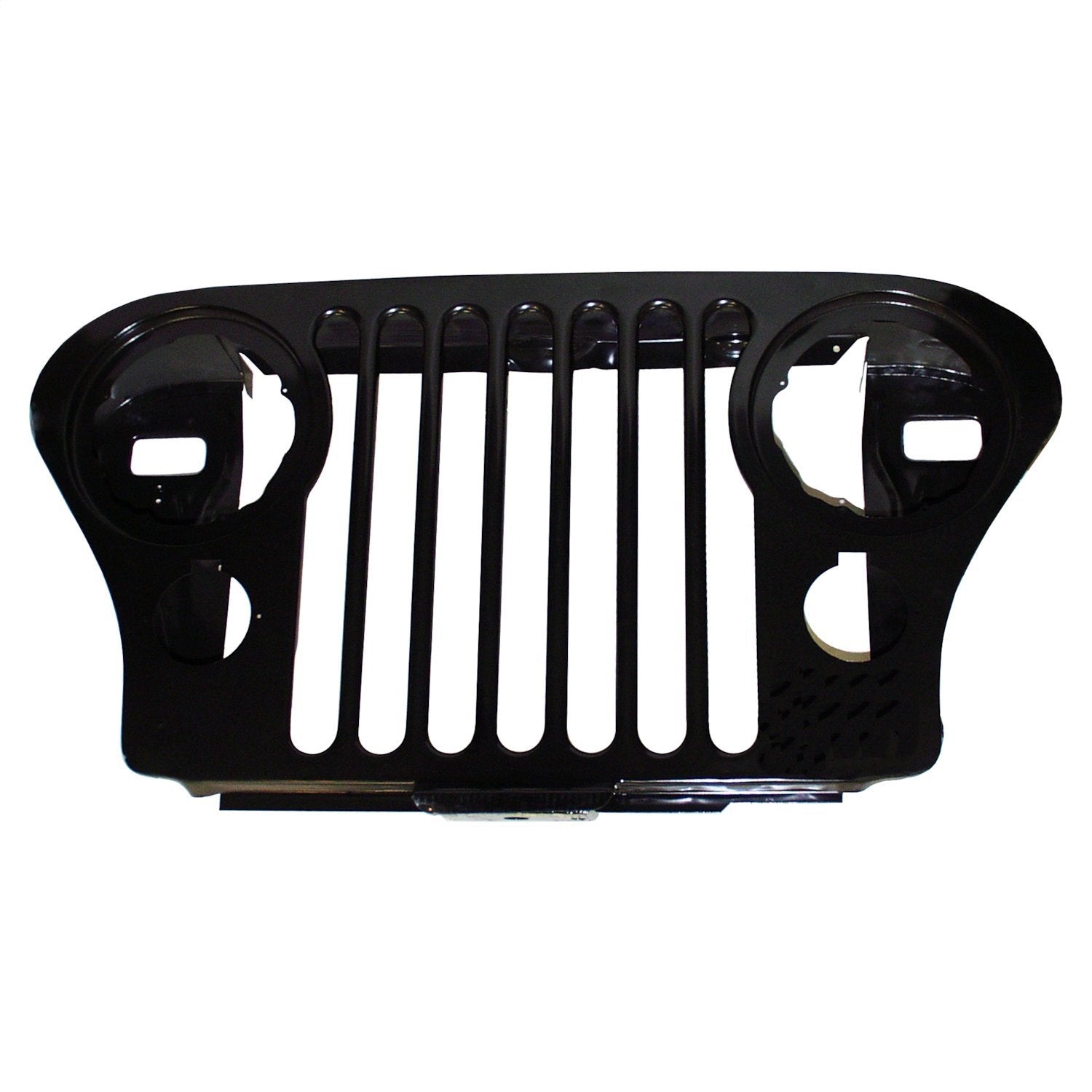 Crown Automotive Jeep Replacement J5752656 Grille; Front; Radiator; w/Parking Lamp/2 Screws; Crown Automotive Jeep Replacement J5752656