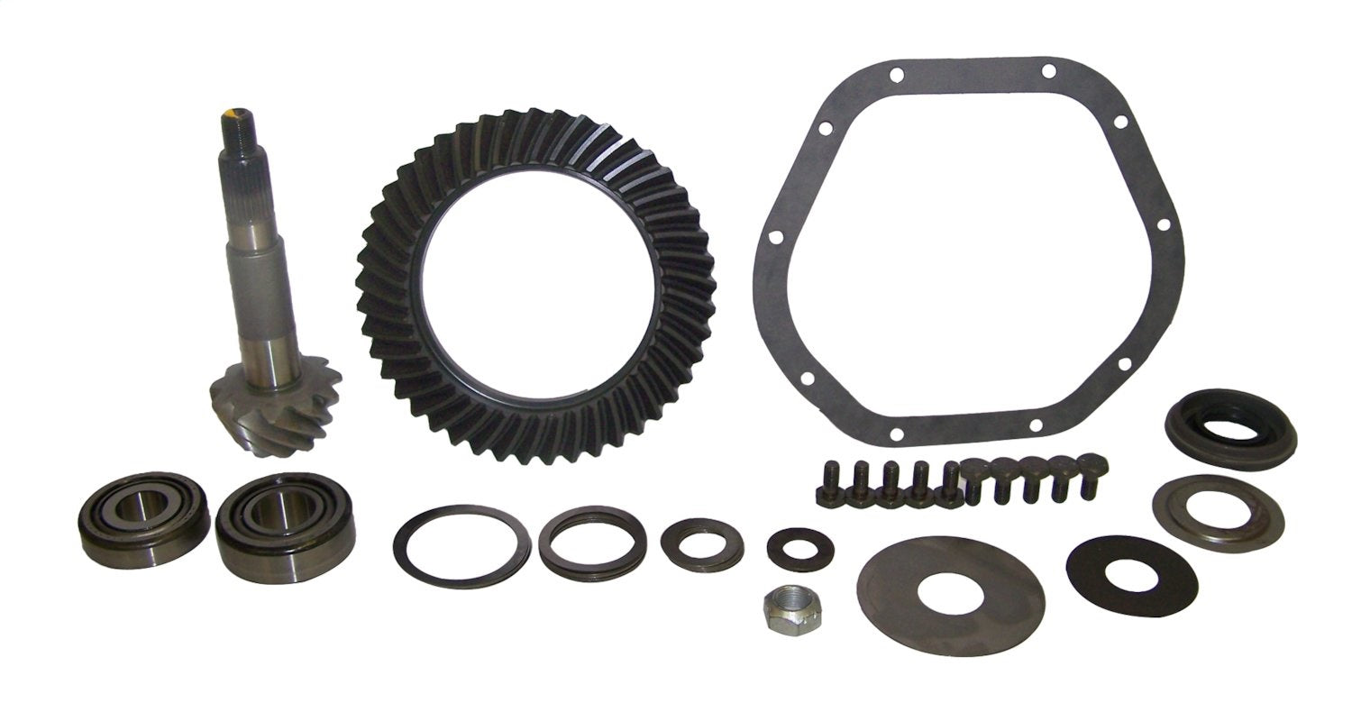 Crown Automotive Jeep Replacement J8129225 Ring And Pinion Set; Rear; 4.09 Ratio; For Use w/Dana 44; Crown Automotive Jeep Replacement J8129225