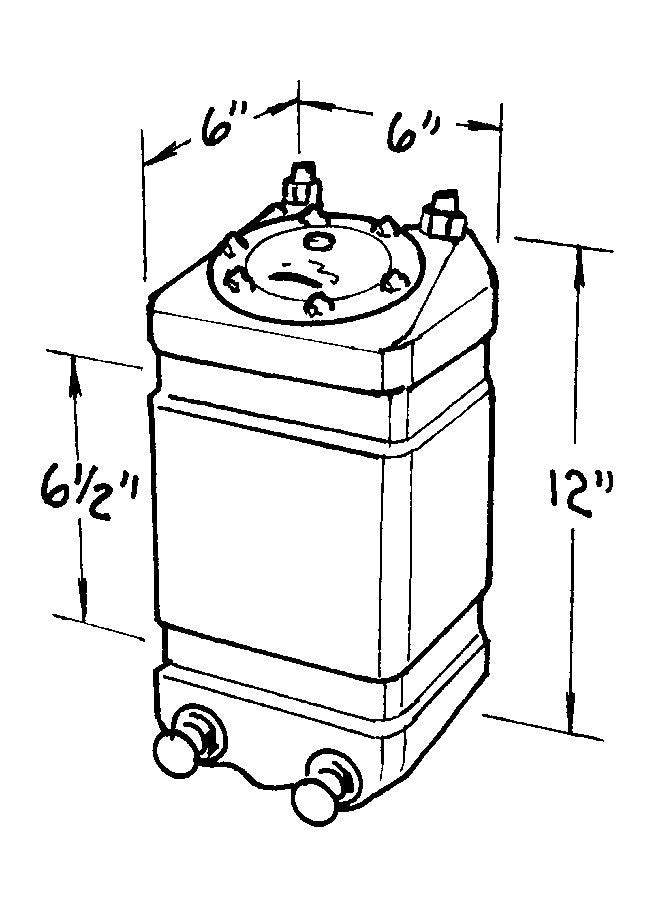 JAZ Products 220-001-01 1-Gallon Pro Drag Fuel Cell JAZ Products 220-001-01