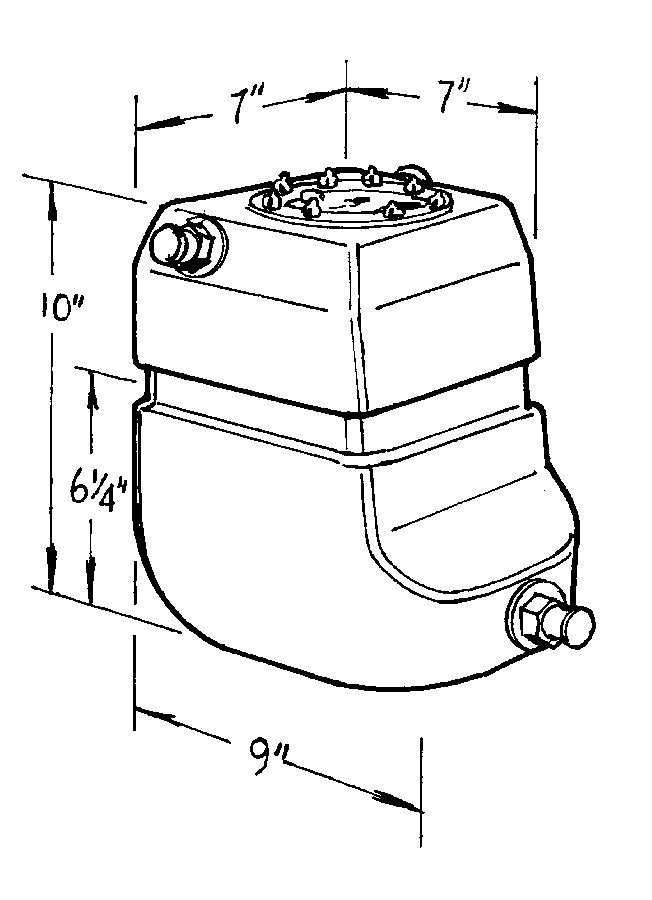 JAZ Products 220-002-01 2-Gallon Pro Drag Fuel Cell JAZ Products 220-002-01
