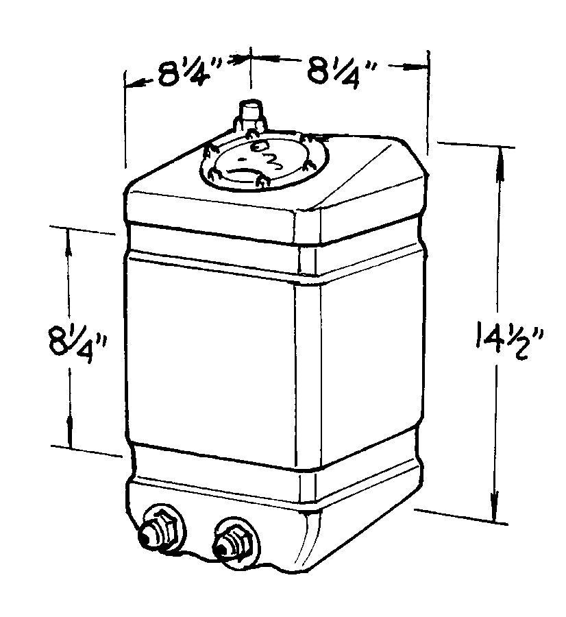 JAZ Products 250-003-01 3-Gallon Drag Race Cell JAZ Products 250-003-01