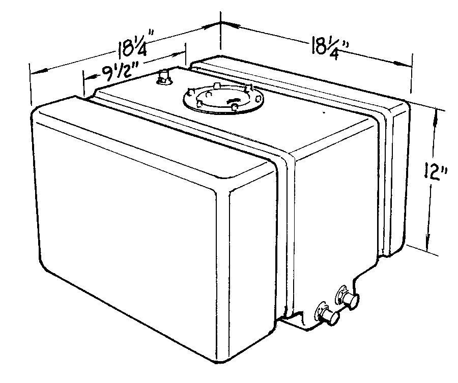 JAZ Products 250-116-01 16-Gallon Drag Race Cell JAZ Products 250-116-01