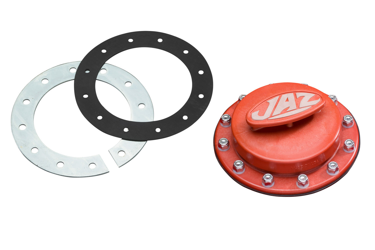 JAZ Products 350-301-06 T-Handle Cap Assembly 12-Bolt - Red Finish JAZ Products 350-301-06
