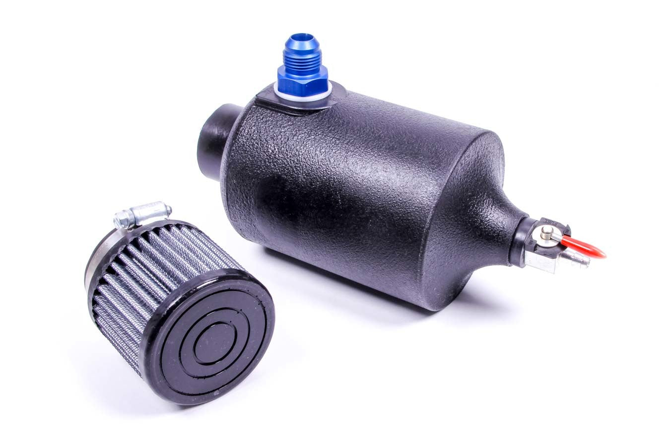 JAZ Products 605-125-01 Black Breather Tank w/-10an Fitting JAZ Products 605-125-01