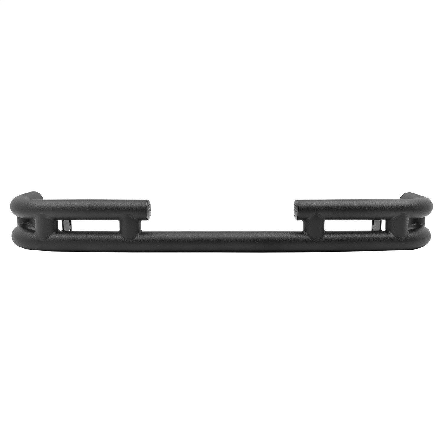 Rear Bumper; w/o Hitch; Black Texture; No Drill Installation; Smittybilt JB48-RT
