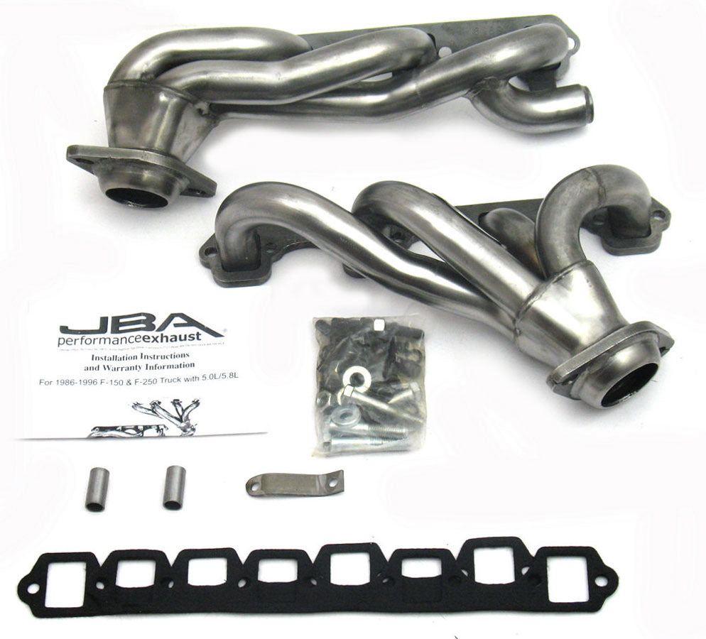 JBA PERFORMANCE EXHAUST 1628S Exhaust Header Set - SBF 5.8L Truck 86-96 JBA PERFORMANCE EXHAUST 1628S