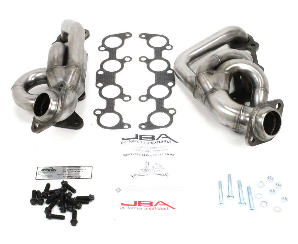 JBA PERFORMANCE EXHAUST 1688S Headers - Shorty Style Ford 11-14 F150 5.0L JBA PERFORMANCE EXHAUST 1688S