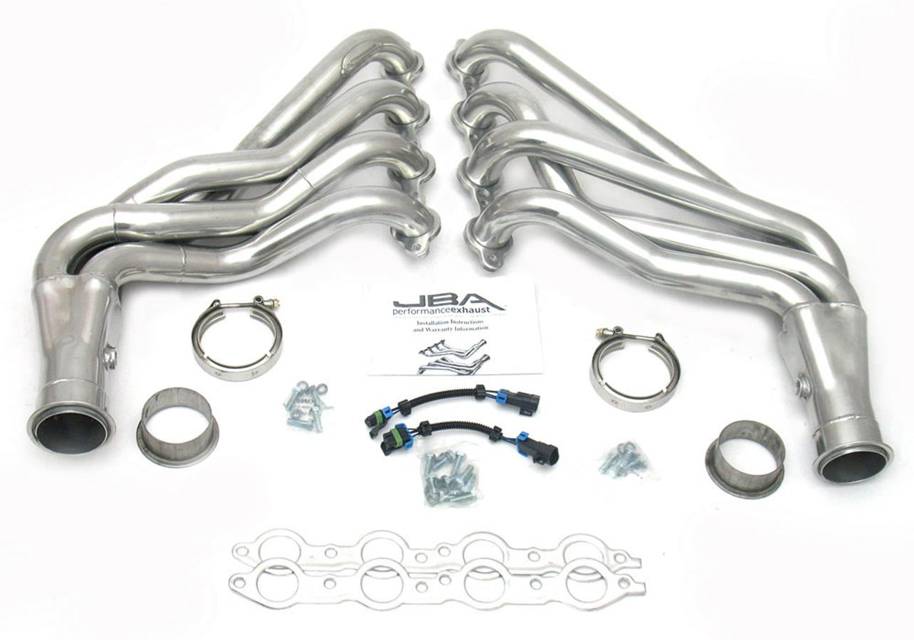 JBA PERFORMANCE EXHAUST 6813SJS Headers - 2010 SS Camaro - Long Tube Silver JBA PERFORMANCE EXHAUST 6813SJS
