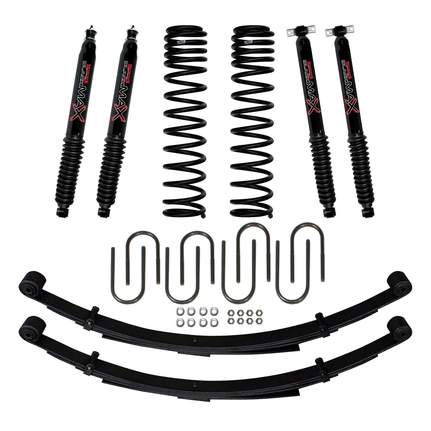 Skyjacker JC3158KSBLT 3in.LT/DRATE 84-01 XJ;4BLKMAX Skyjacker JC3158KSBLT