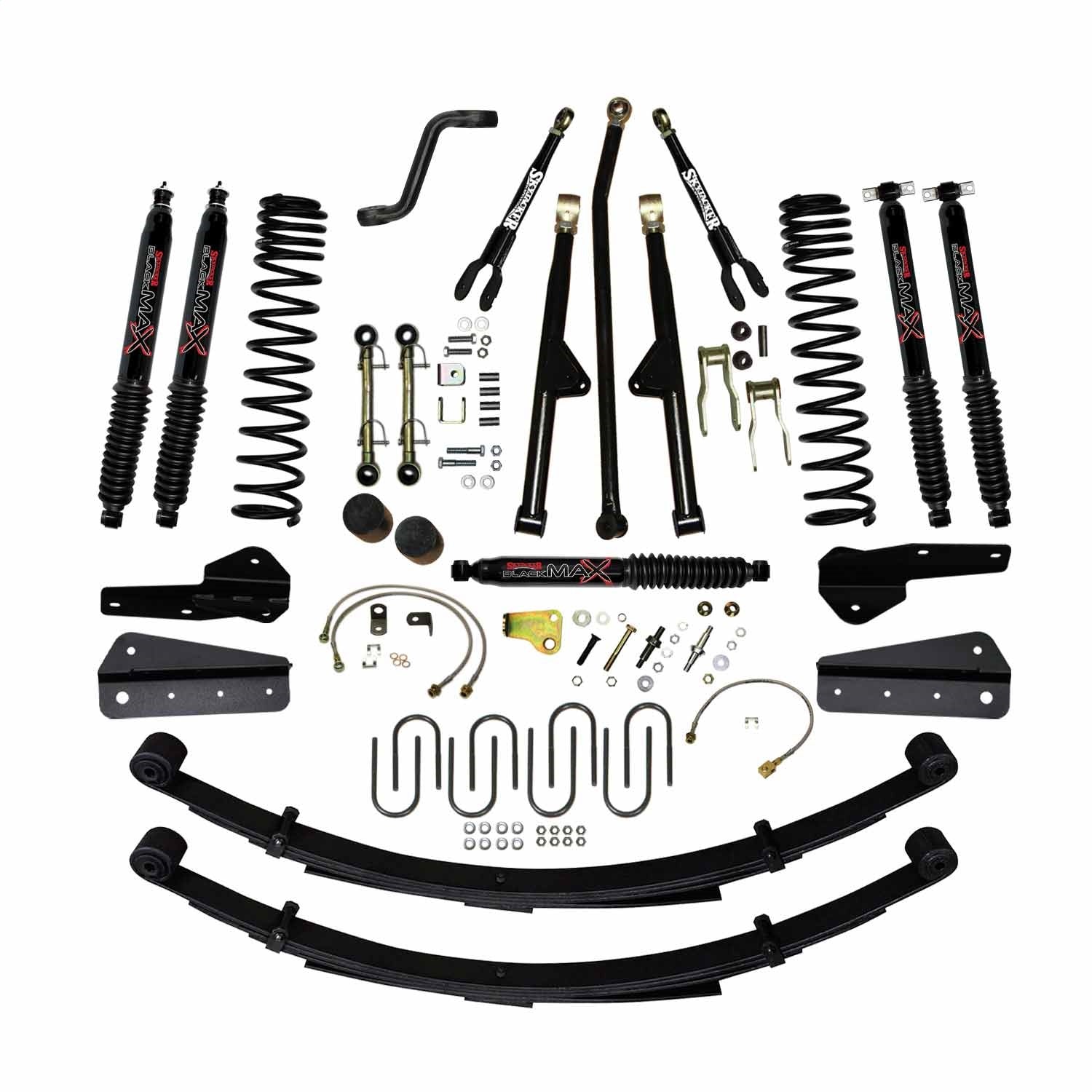 Skyjacker JC4258KSBLT 4.5 Inch Rock Ready 2 Suspension Lift System Skyjacker JC4258KSBLT