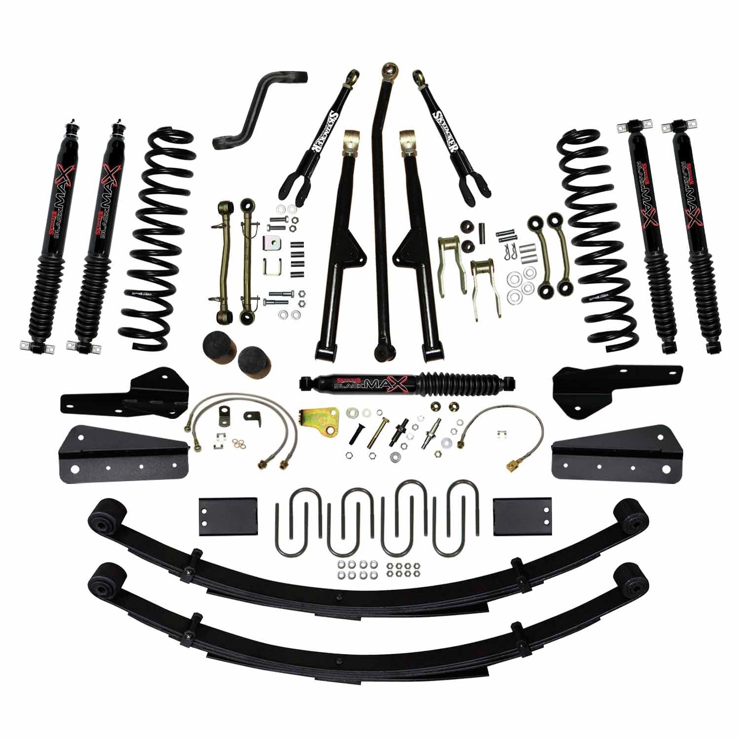 Skyjacker JC6258KSBLT 6 Inch Rock Ready 2 Suspension Lift System Skyjacker JC6258KSBLT