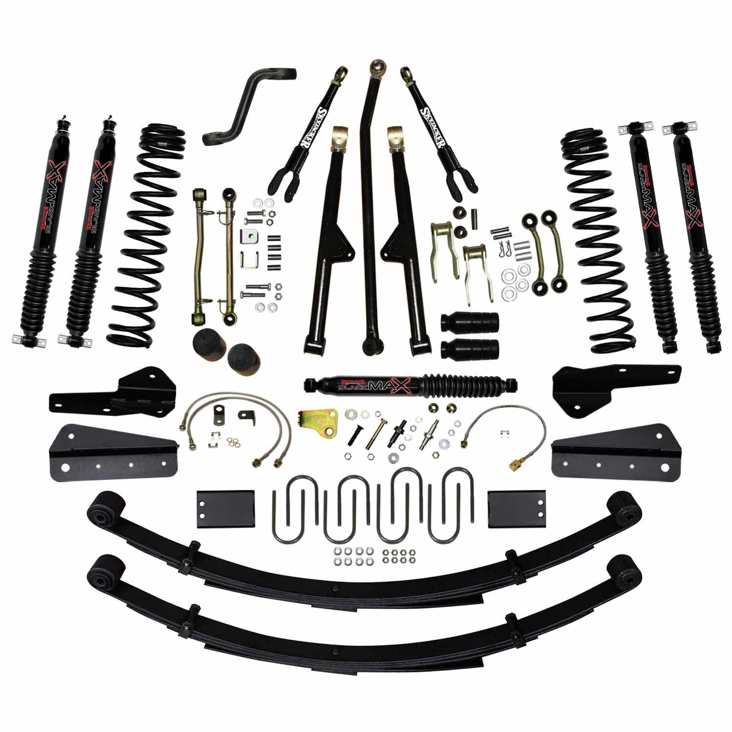 Skyjacker JC8258KSBLT 8 Inch Rock Ready 2 Suspension Lift System Skyjacker JC8258KSBLT