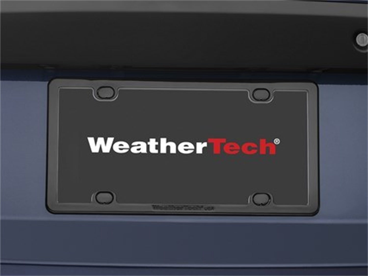 Weathertech 61020 PlateFrame®; Black; Weathertech 61020
