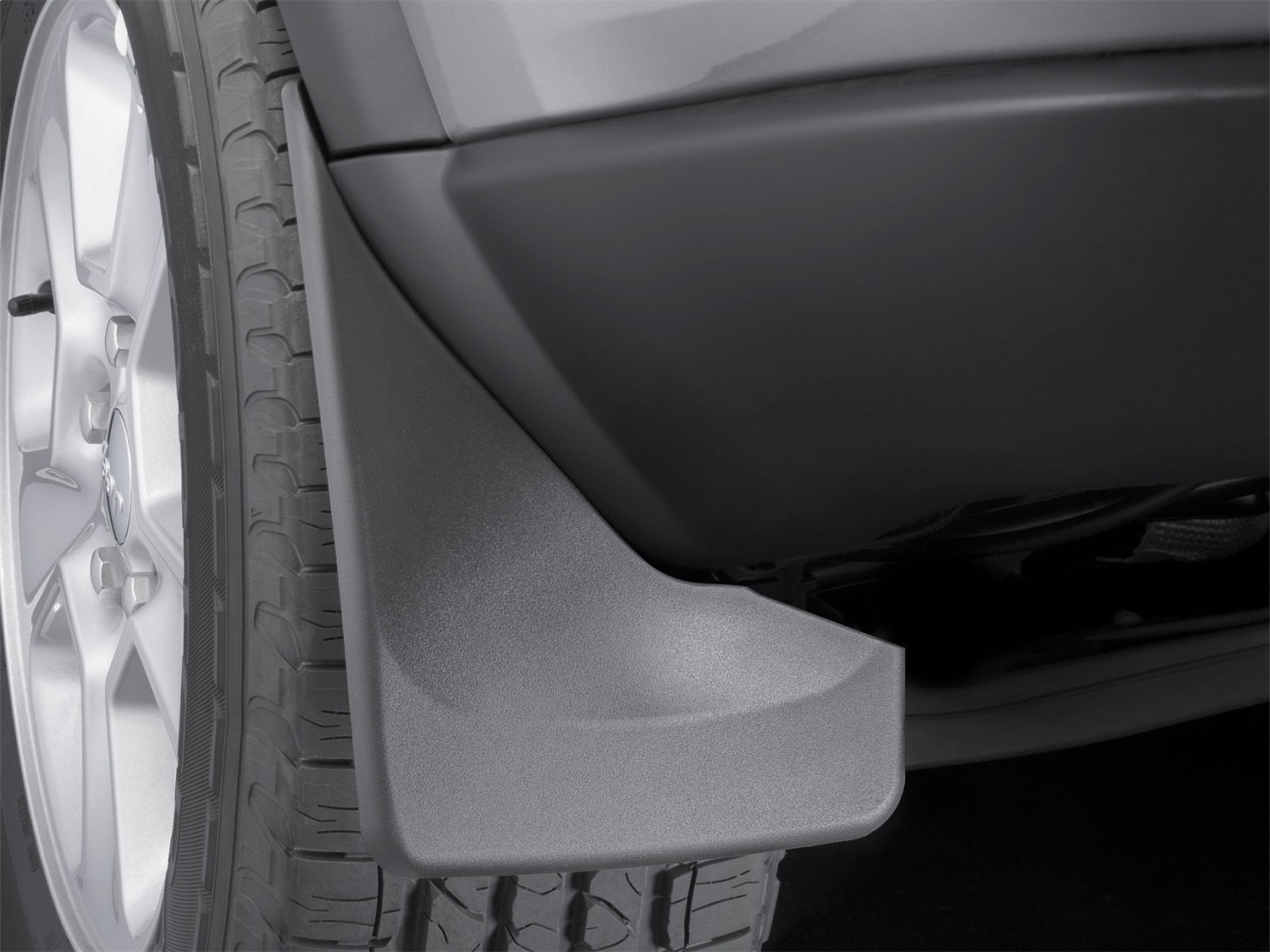 Weathertech 120058 MudFlap No-Drill DigitalFit®; Black; Weathertech 120058