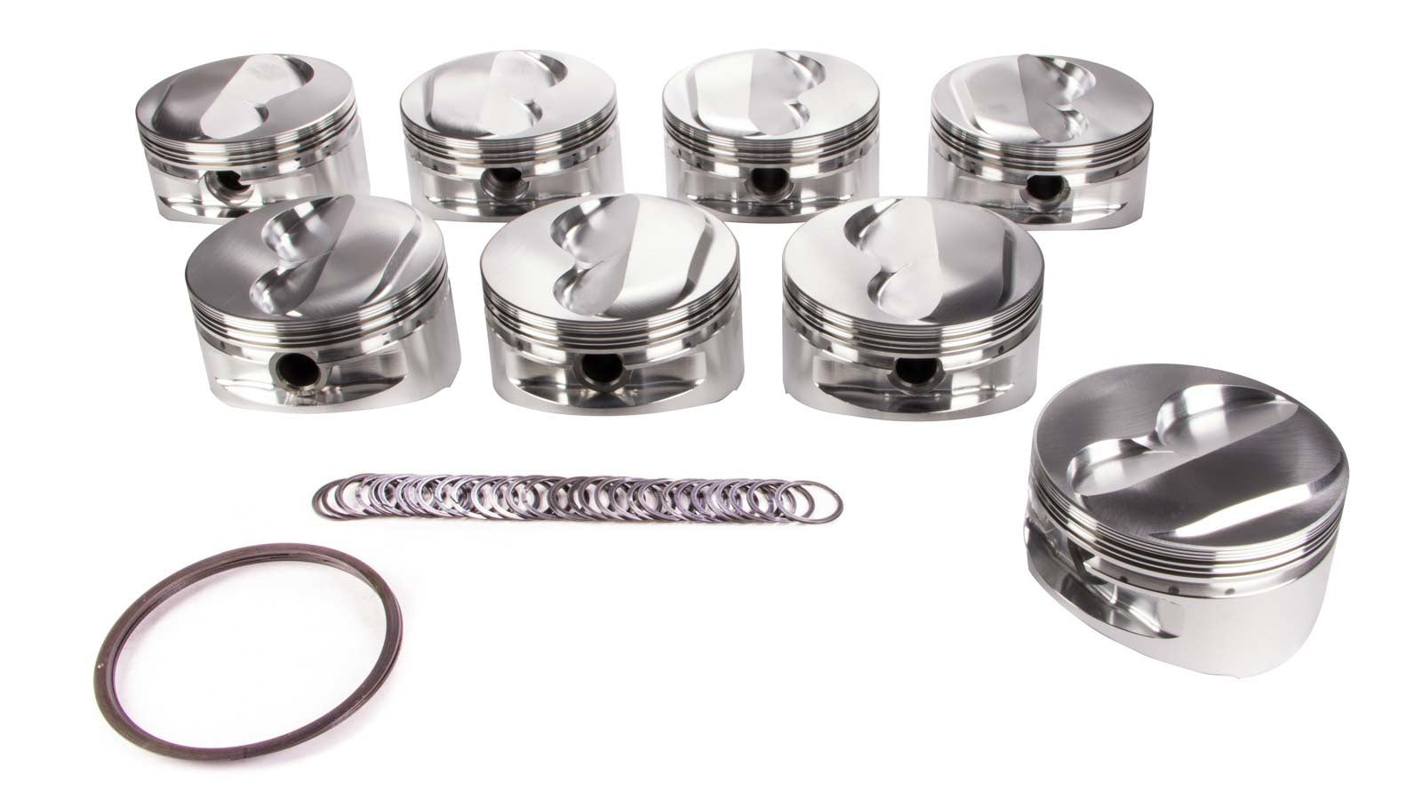 JE Pistons 182033 SBC Domed Piston Set 4.125 Bore +5.6cc JE Pistons 182033