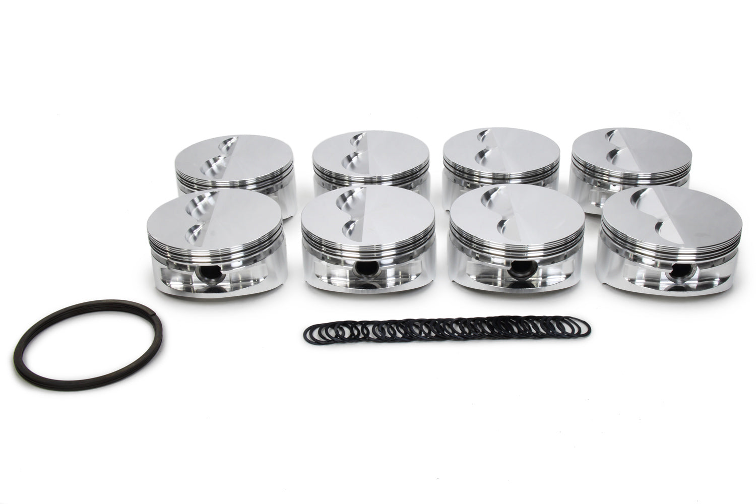 JE Pistons 194340 SBC Flat Top Piston Set JE Pistons 194340