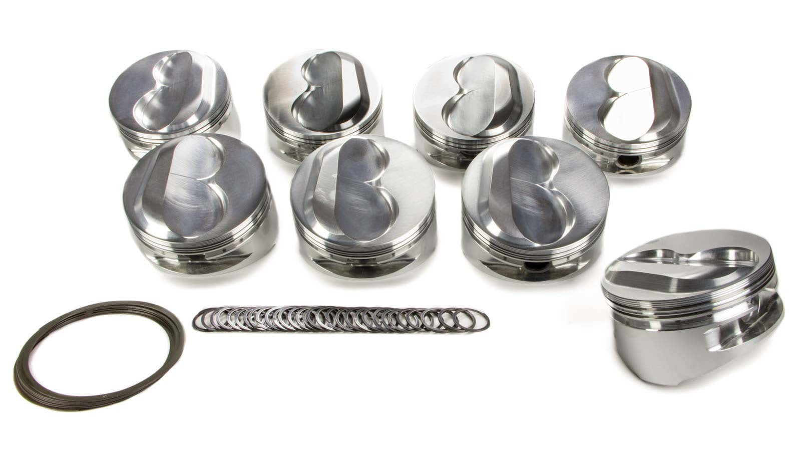 JE Pistons 207513 SBC Domed Piston Set 4.185 Bore +10.9cc JE Pistons 207513