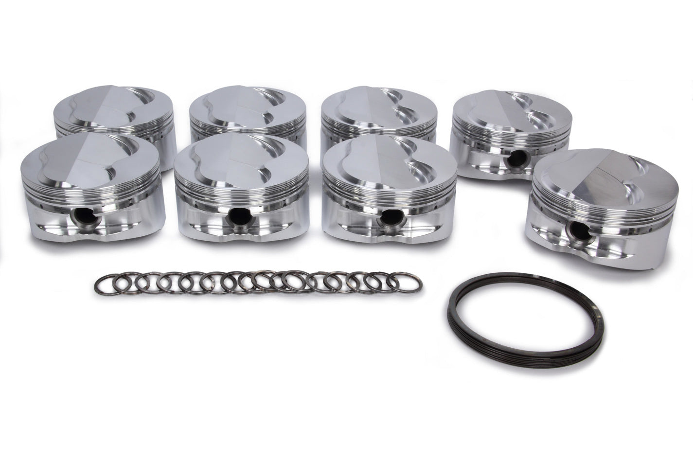 JE Pistons 213123 SBC 400 Domed Piston Set 18 Degree JE Pistons 213123