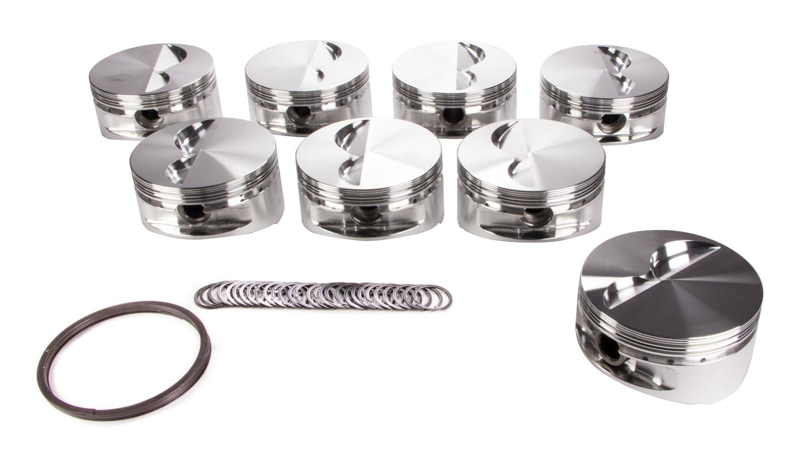 JE Pistons 242886 SBC F/T piston Set 4.125 Bore -5.0cc JE Pistons 242886