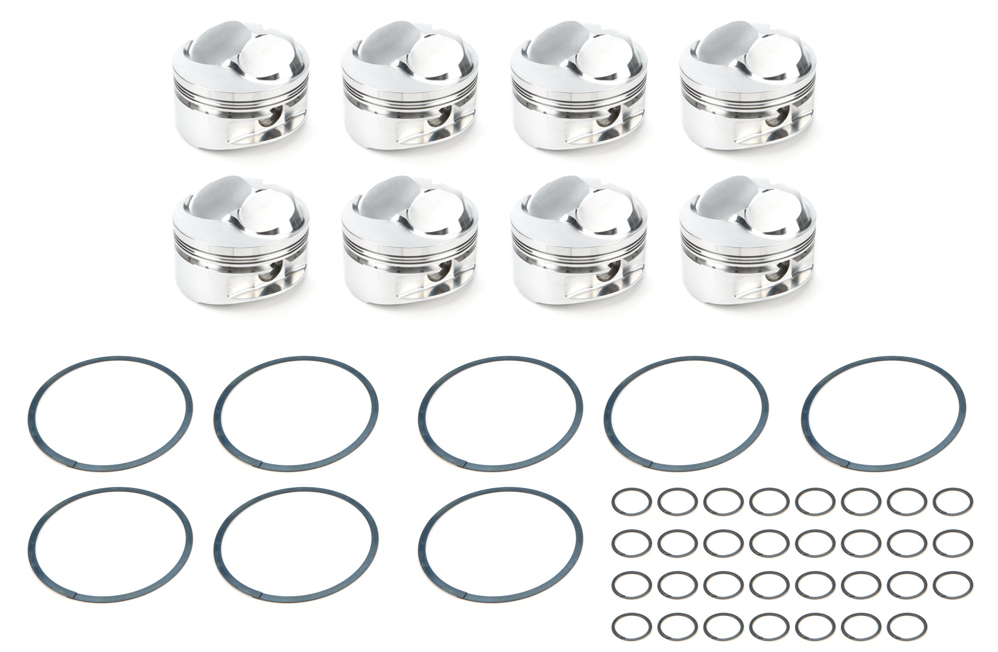 JE Pistons 258238 BBC Domed Piston Set 4.500 Bore +45cc JE Pistons 258238