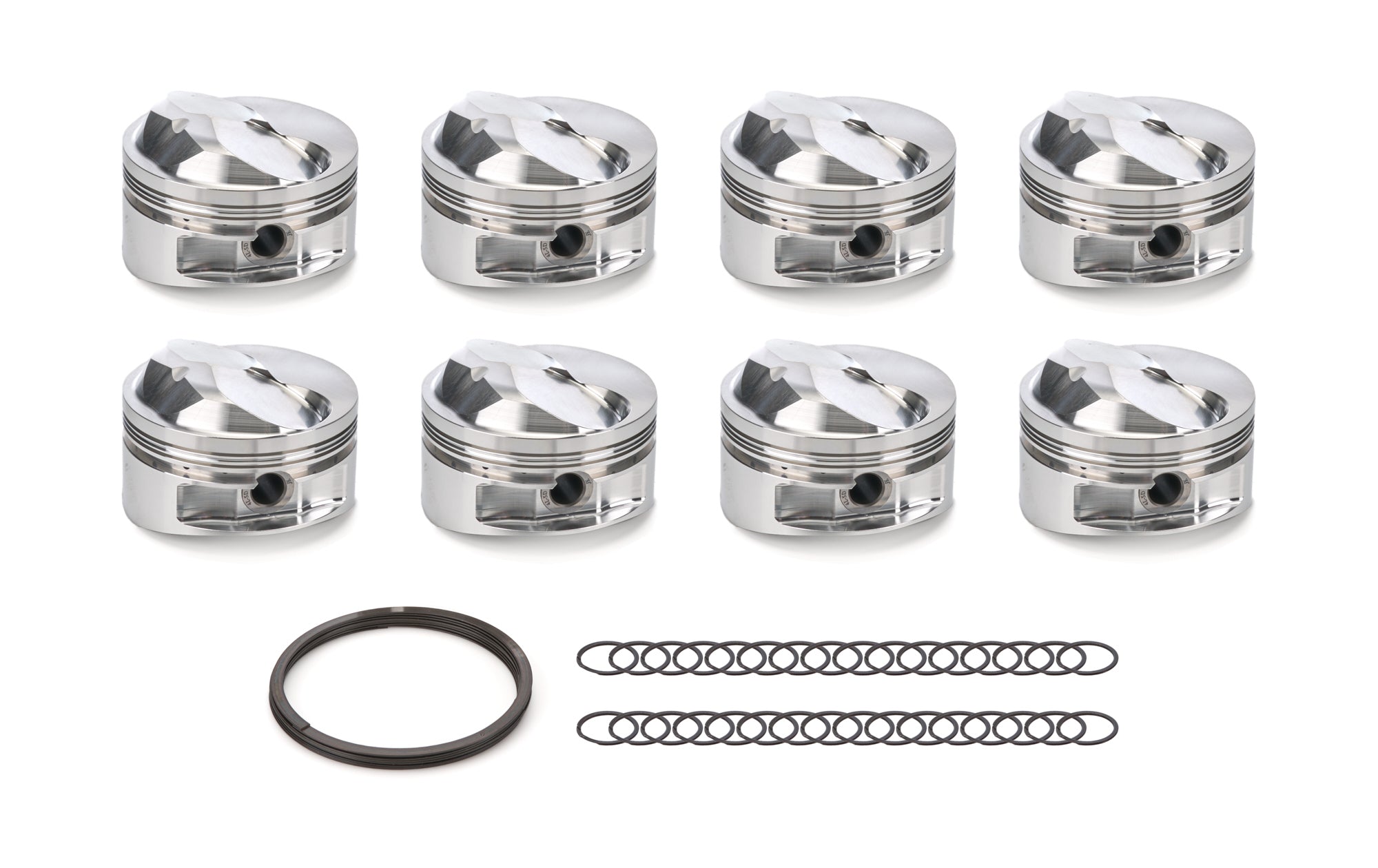 JE Pistons 258239 BBC Domed Piston Set 4.530 Bore +45cc JE Pistons 258239