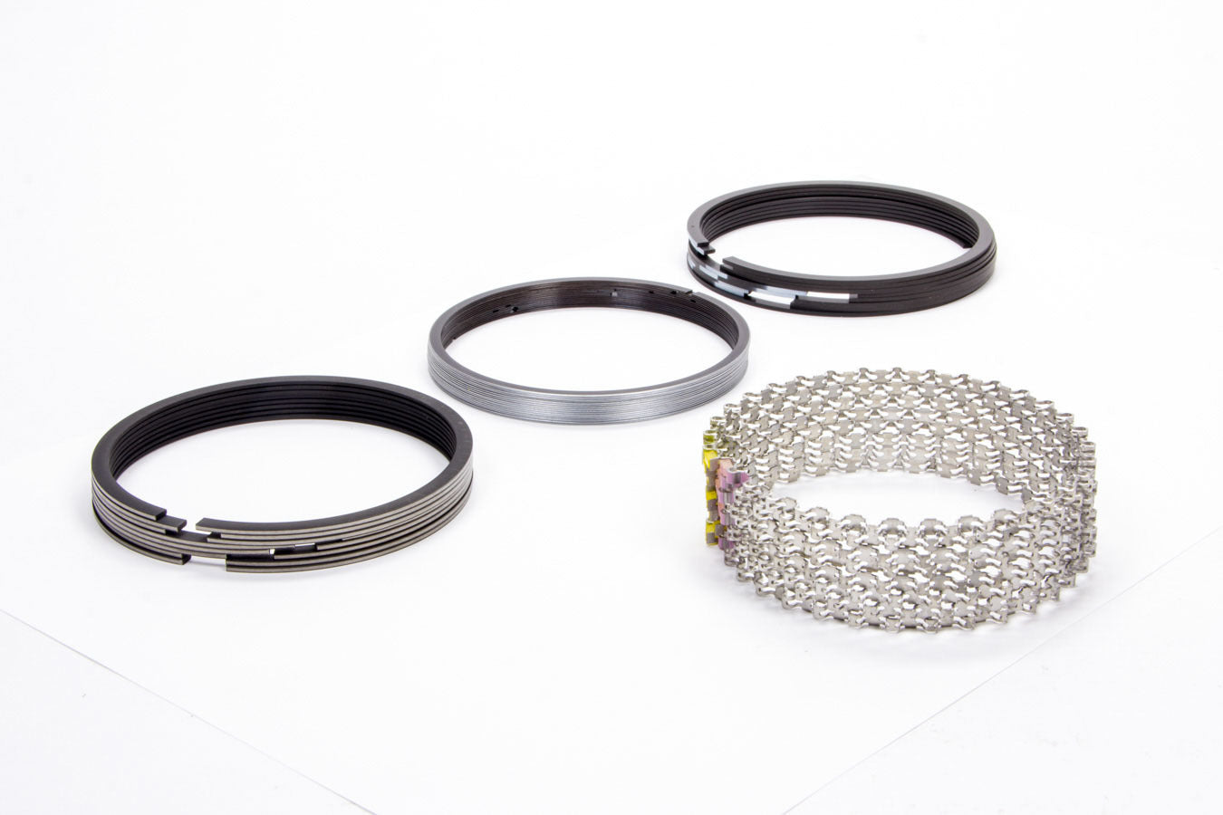 JE Pistons J100F8-4000-5 Piston Ring Set 4.000 Moly 1/16 1/16 3/16 JE Pistons J100F8-4000-5
