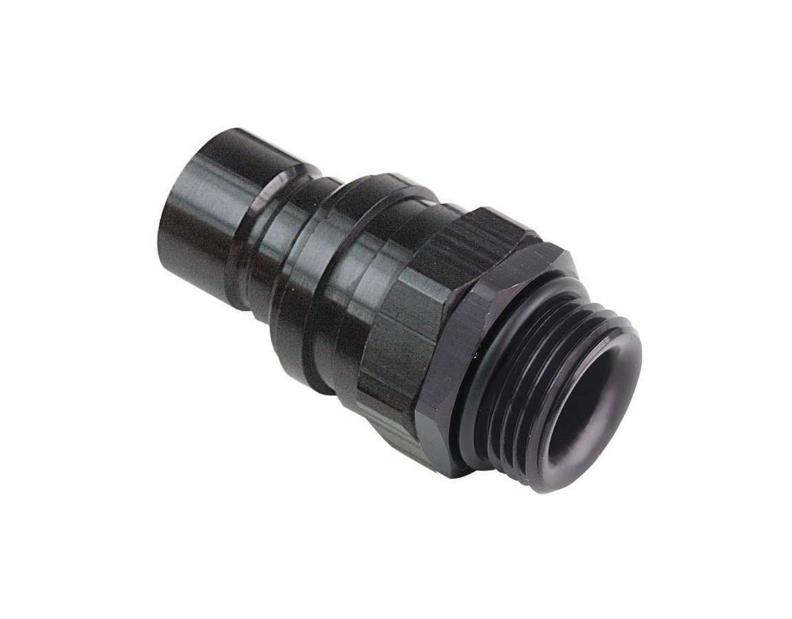 jiffytite 22106 Q/R #6 Male O-Ring Boss Plug Valved Black jiffytite 22106