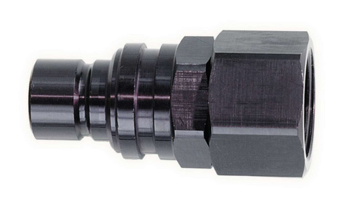 jiffytite 52708 Q/R Female 1/2 NPT Plug Valved Black jiffytite 52708