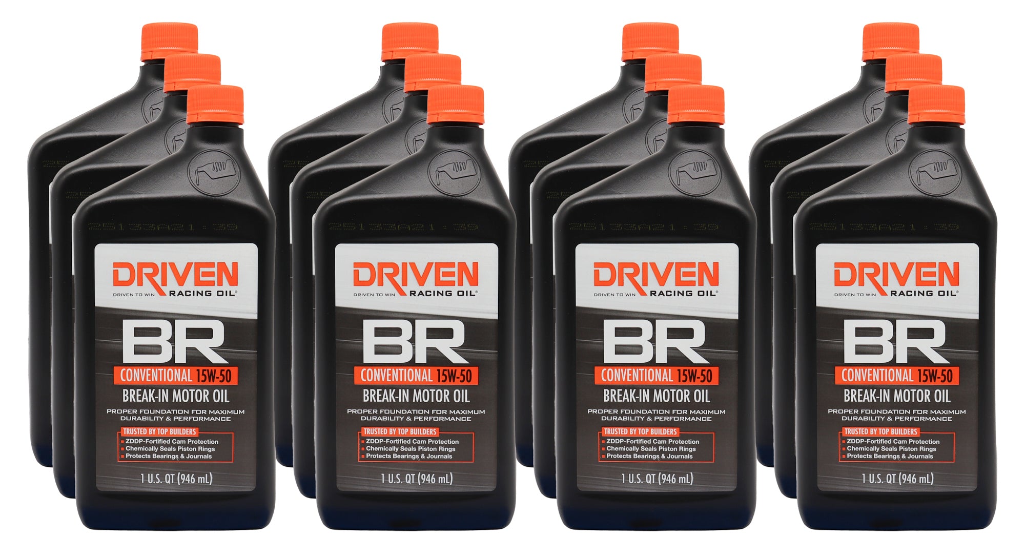 Joe Gibbs Lubricants 00106-12 BR 15w50 Conventional Oil Case 12 x 1 Quart Joe Gibbs Lubricants 00106-12