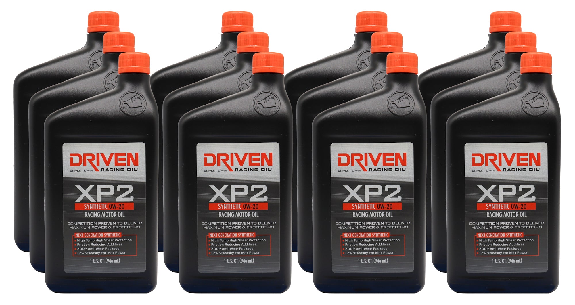 Joe Gibbs Lubricants 00206-12 XP2 0w20 Synthetic Oil Case 12 x 1 Quart Joe Gibbs Lubricants 00206-12