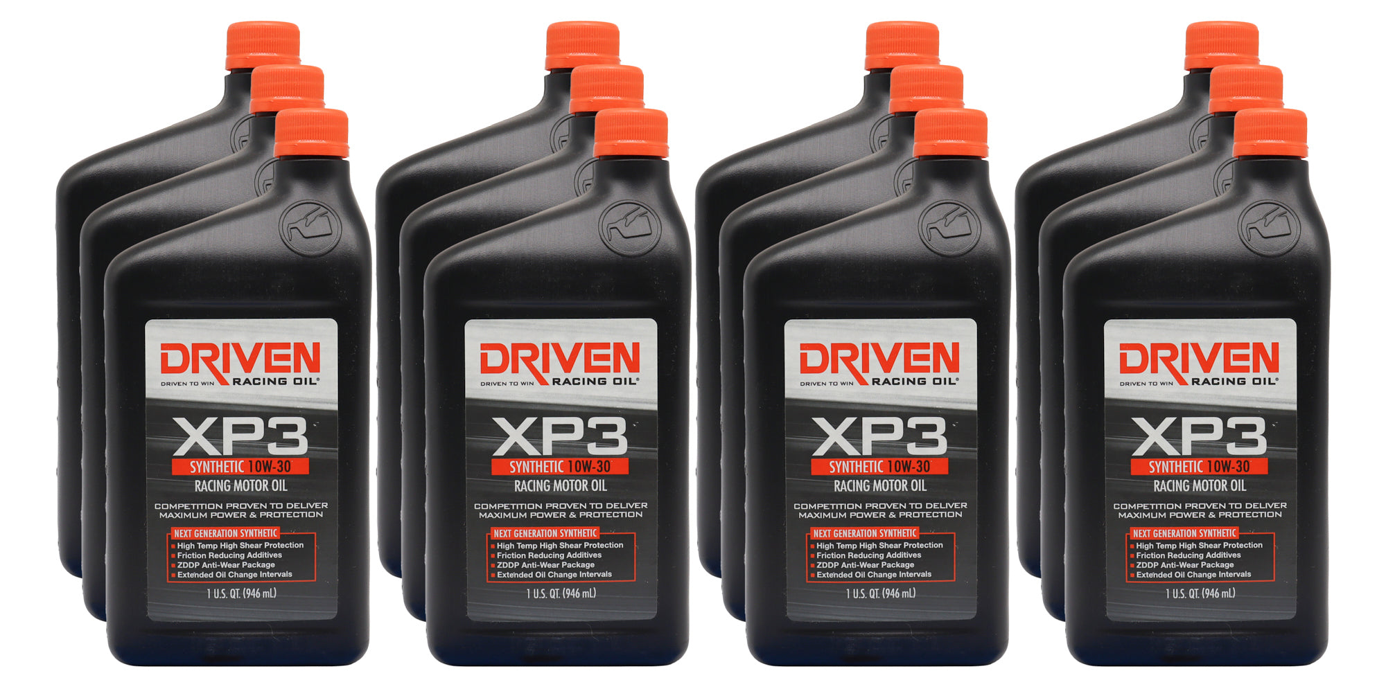 Joe Gibbs Lubricants 00306-12 XP3 10w30 Synthetic Oil Case 12 x 1 Quart Joe Gibbs Lubricants 00306-12