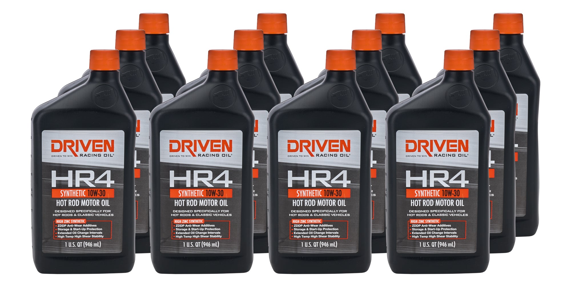 Joe Gibbs Lubricants 01506-12 HR4 10w30 Synthetic Oil Case 12 x 1 Quart Joe Gibbs Lubricants 01506-12