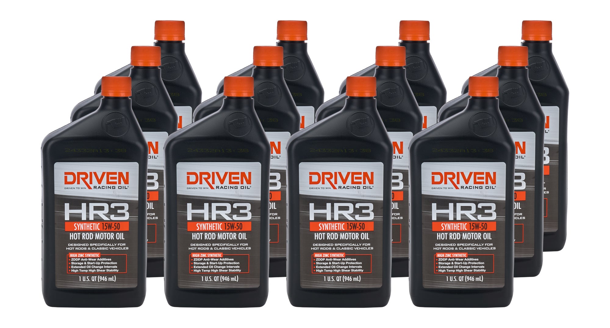 Joe Gibbs Lubricants 01606-12 HR3 15w50 Synthetic Oil Case 12 x 1 Quart Joe Gibbs Lubricants 01606-12