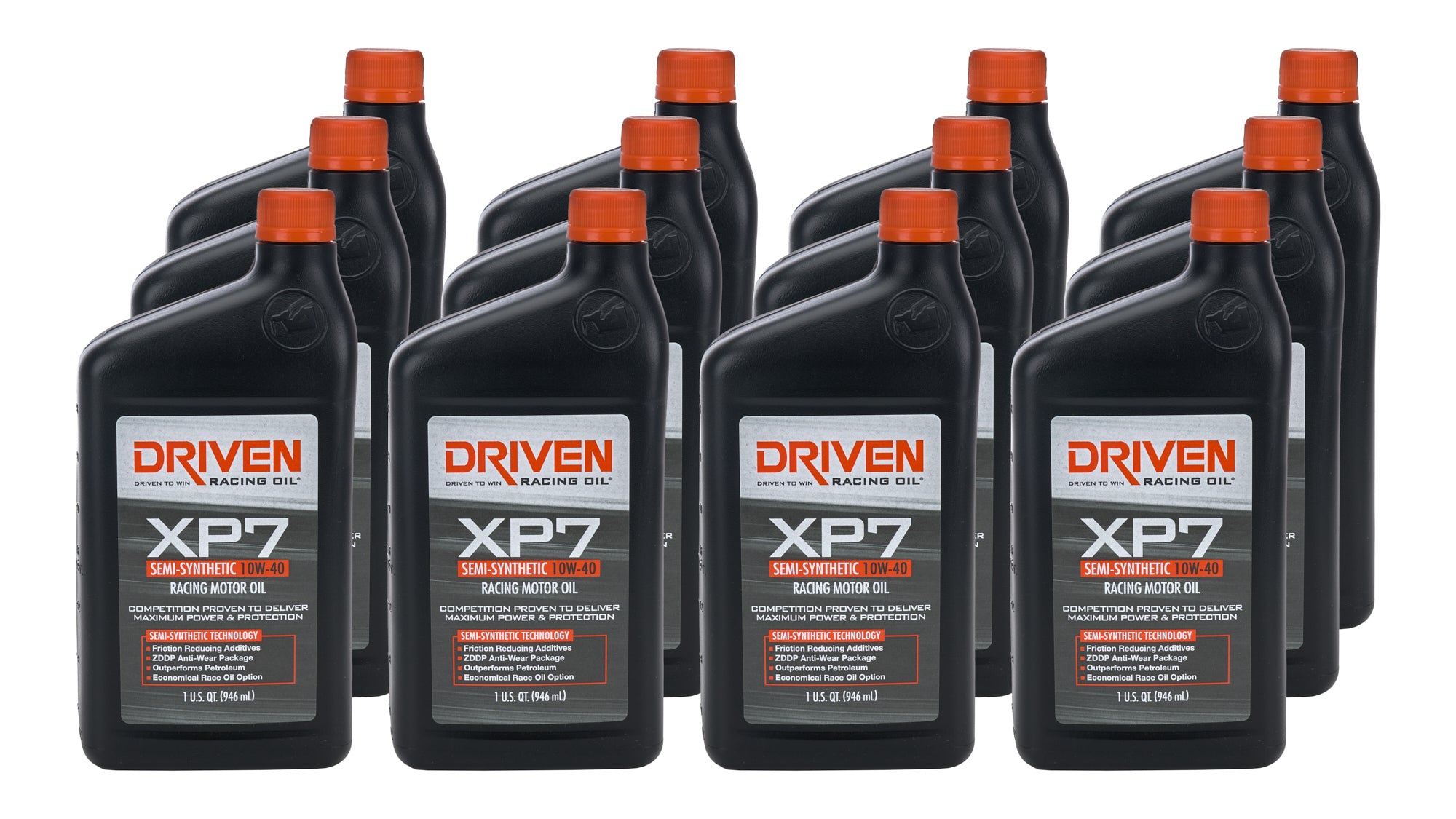 Joe Gibbs Lubricants 01706-12 XP7 10w40 Semi-Synthetic Oil Case 12 x 1 Quart Joe Gibbs Lubricants 01706-12