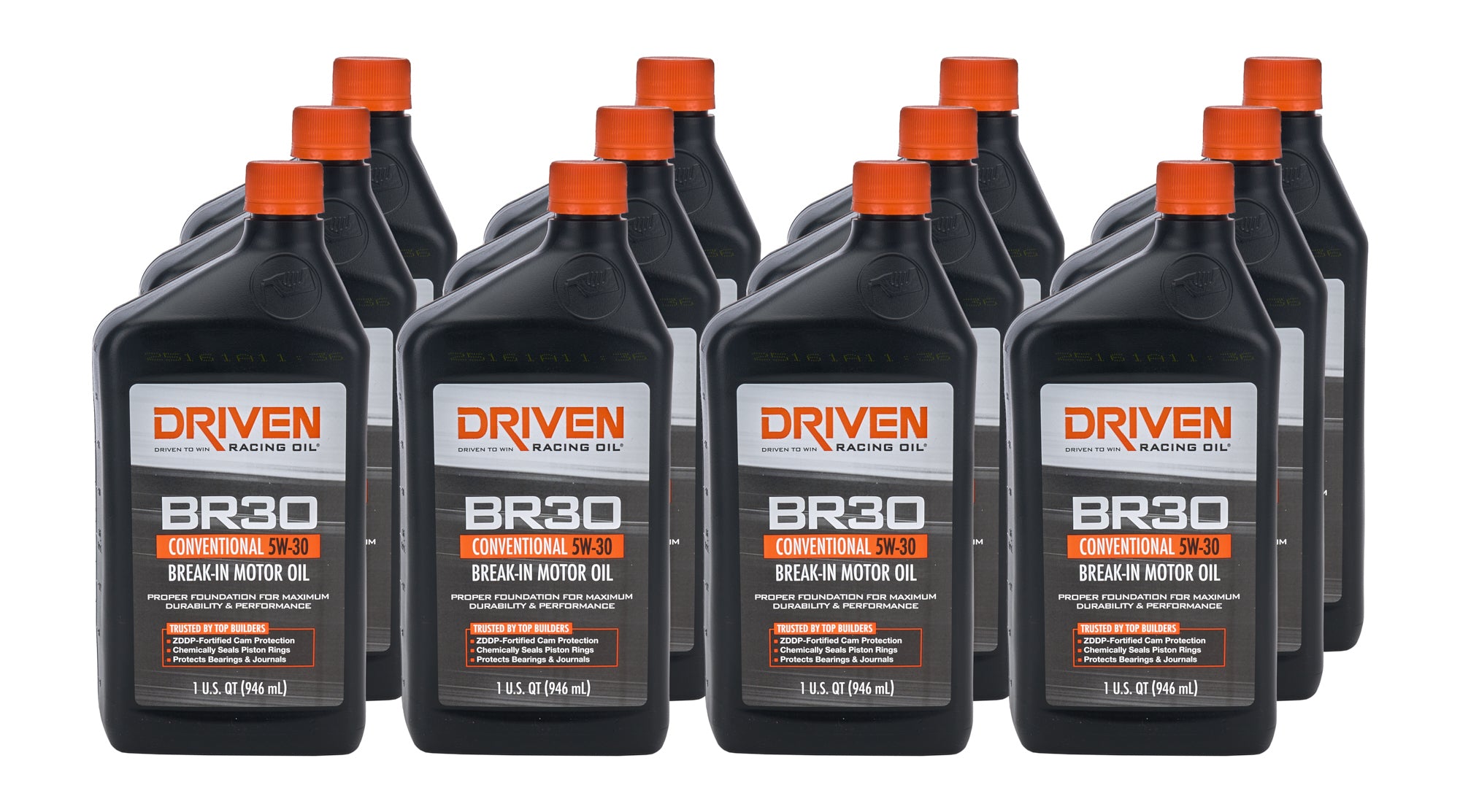 Joe Gibbs Lubricants 01806-12 BR30 5w30 Break-In Oil Conventional Case 12x1Qt Joe Gibbs Lubricants 01806-12