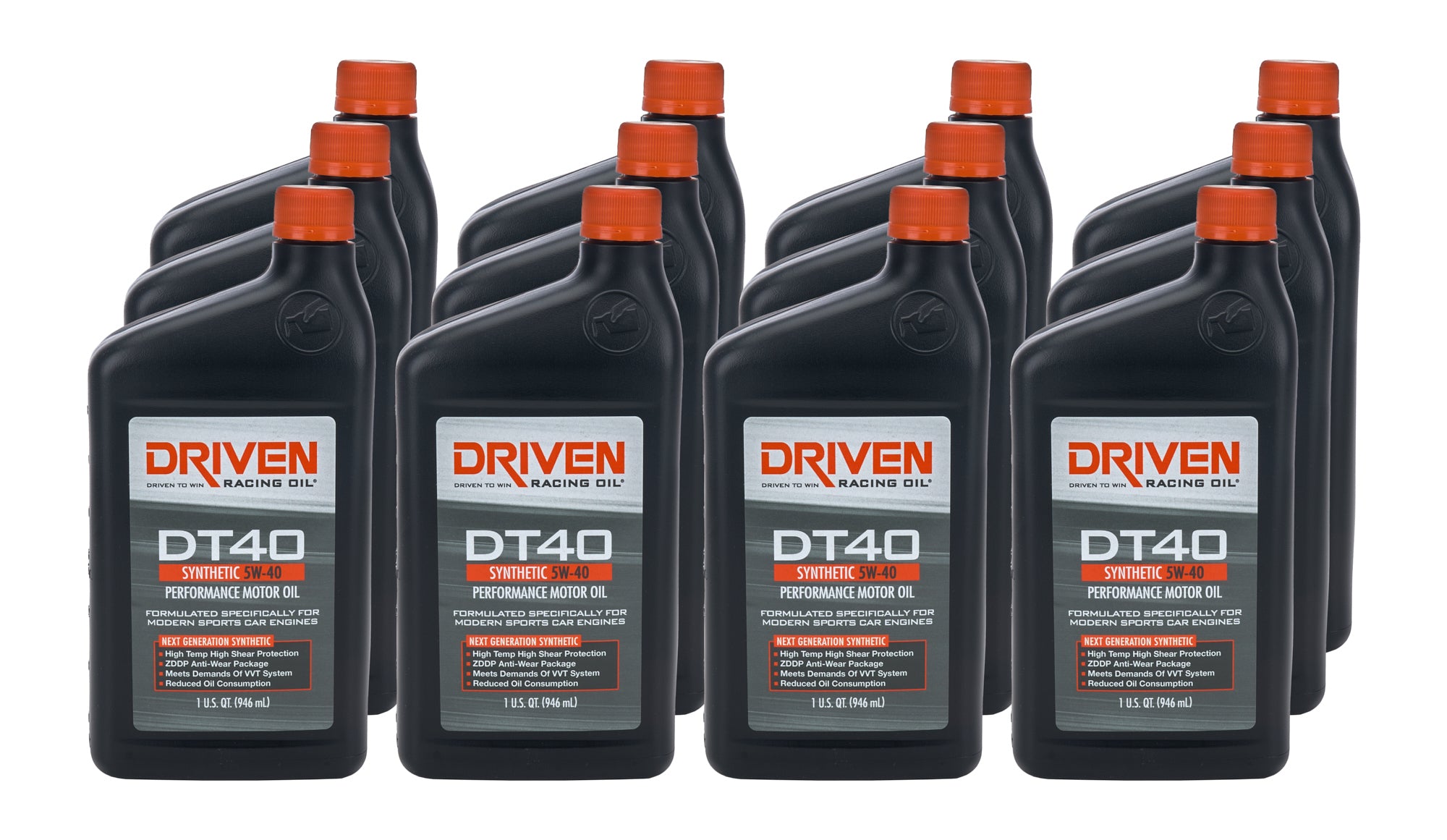 Joe Gibbs Lubricants 02406-12 DT40 5w40 Synthetic Oil Case 12 x 1 Quart Joe Gibbs Lubricants 02406-12