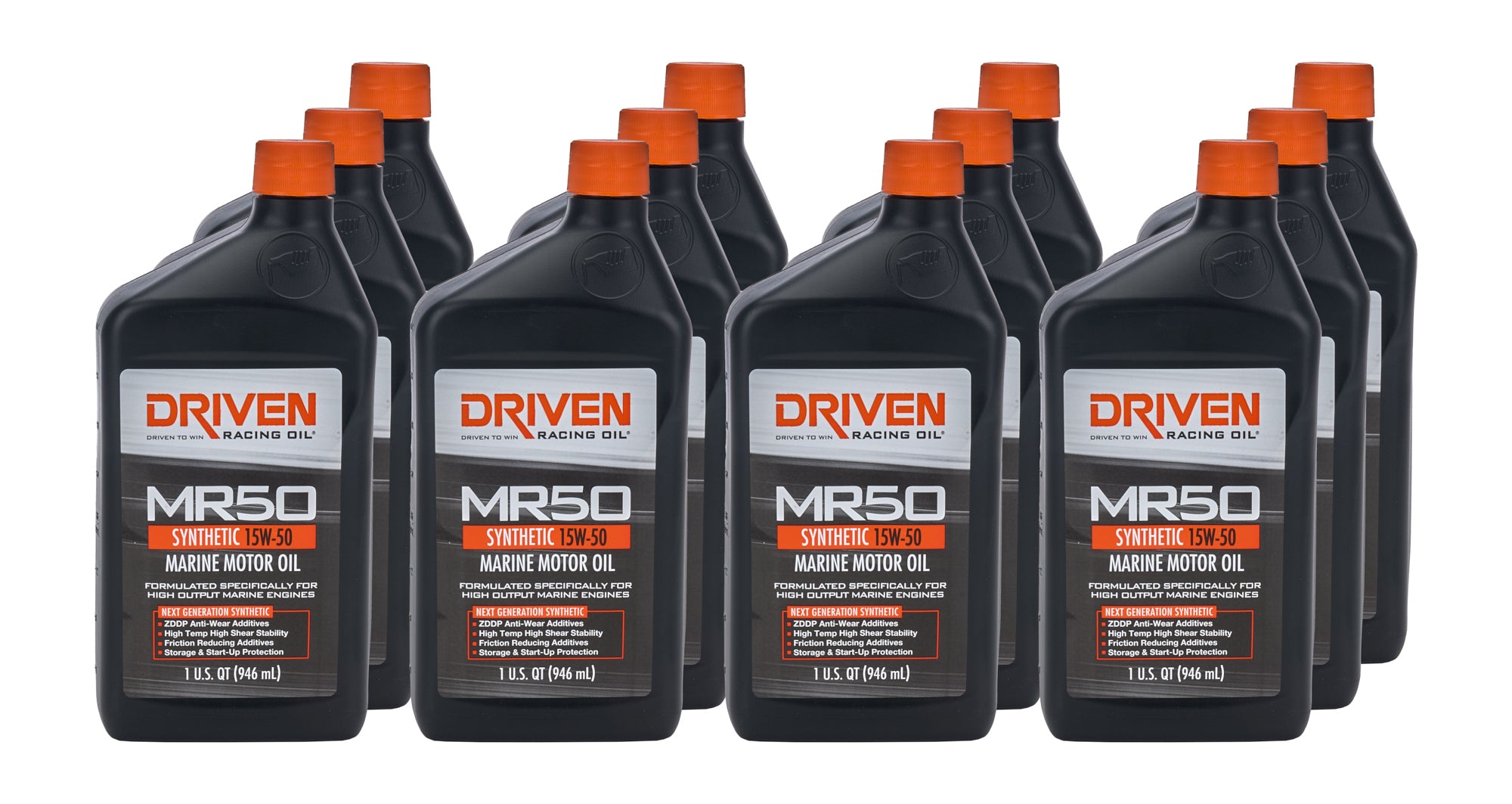 Joe Gibbs Lubricants 02606-12 MR50 15w50 Marine Syn Oil Case 12 x 1 Quart Joe Gibbs Lubricants 02606-12