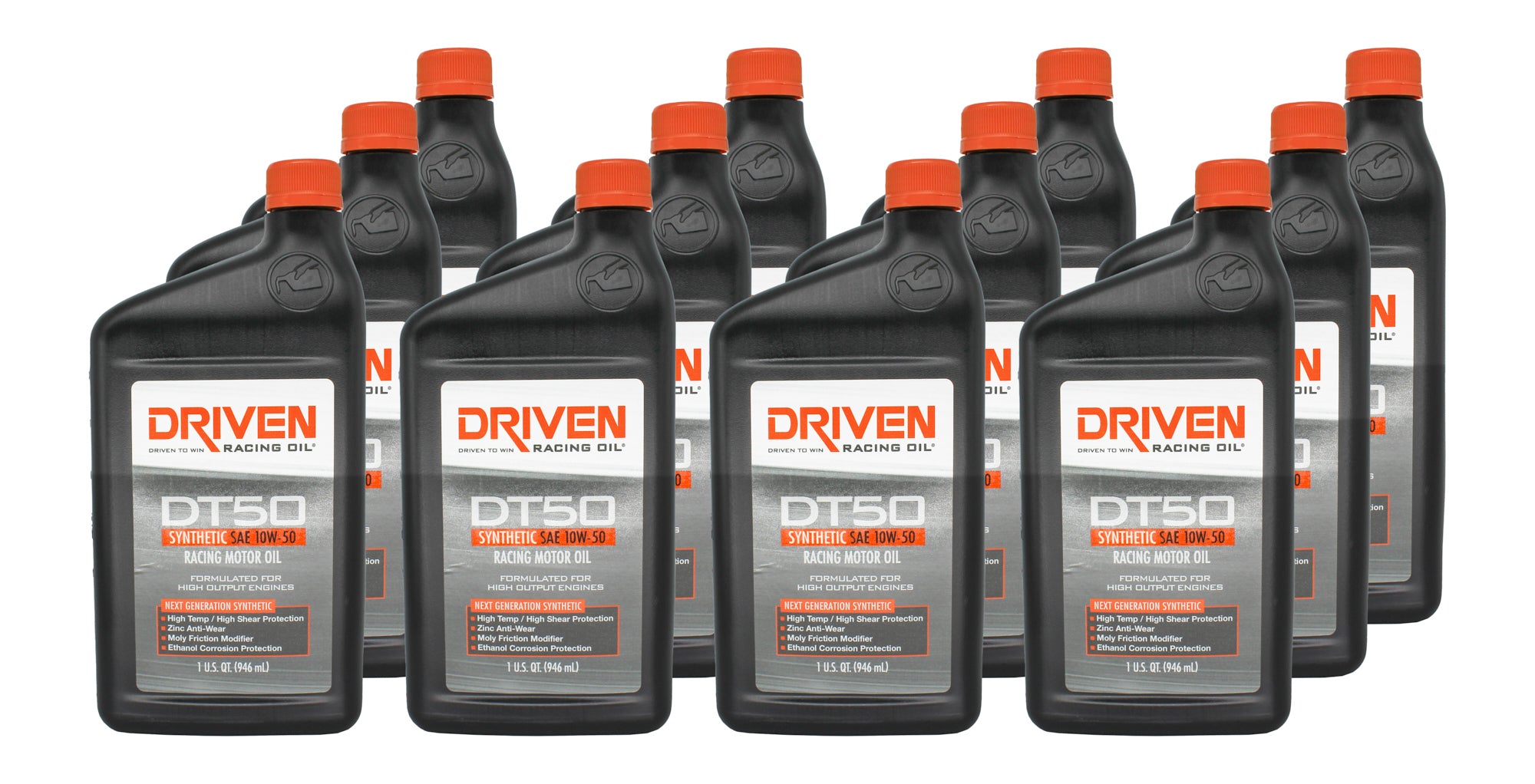 Joe Gibbs Lubricants 02806-12 DT50 10w50 Synthetic Oil Case 12 x 1 Quart Joe Gibbs Lubricants 02806-12
