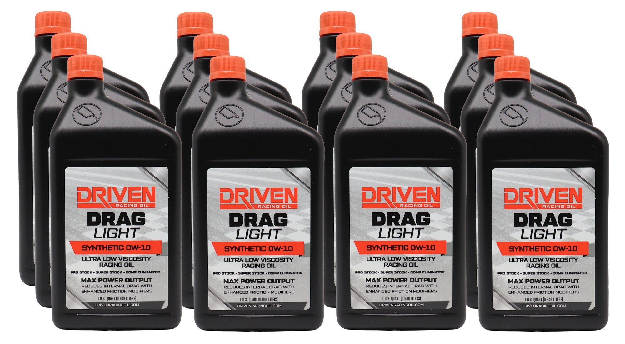 Joe Gibbs Lubricants 03106-12 Drag Light 0W10 Oil Case 12/Qt Joe Gibbs Lubricants 03106-12