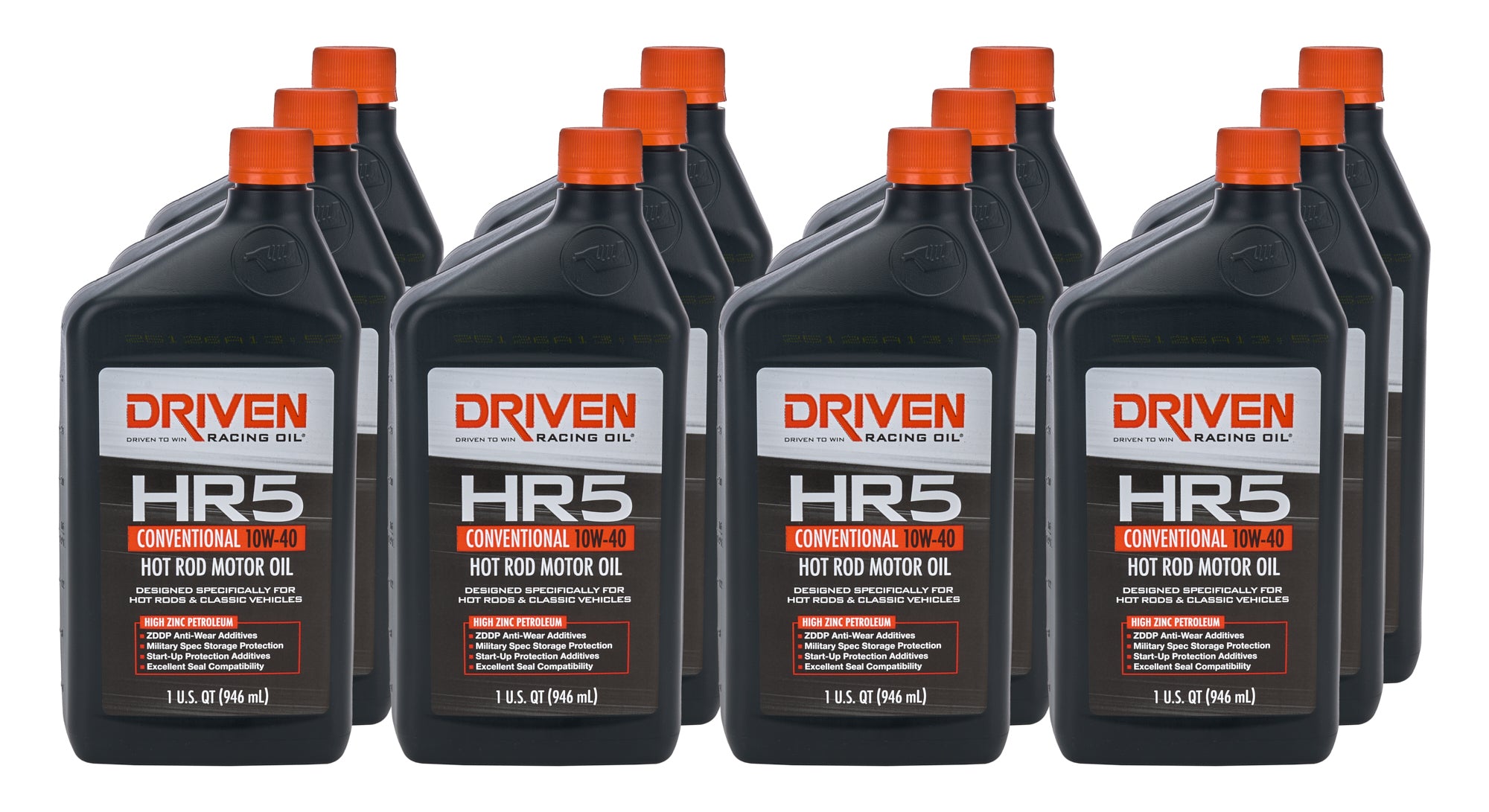 Joe Gibbs Lubricants 03806-12 HR5 10w40 Conventional Oil Case 12 x 1 Quart Joe Gibbs Lubricants 03806-12
