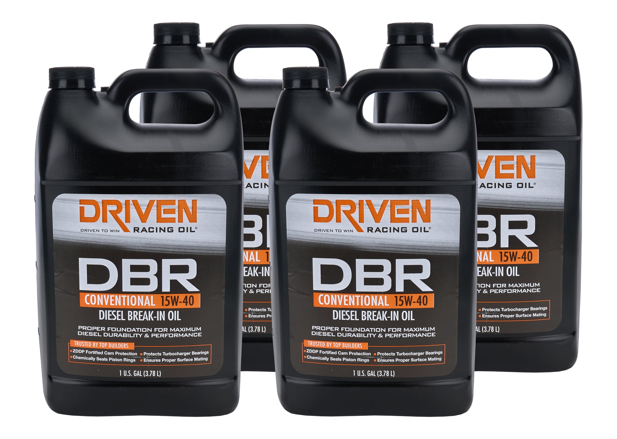 Joe Gibbs Lubricants 05308-4 DBR 15w40 Diesel Break- In Oil Case 4 x 1 Gallon Joe Gibbs Lubricants 05308-4
